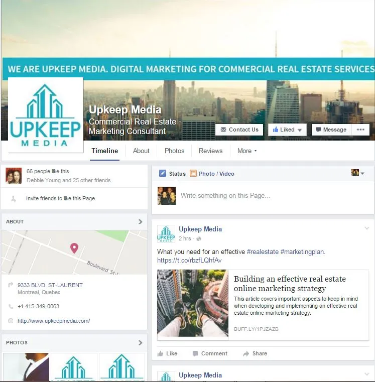 Facebook Business Page