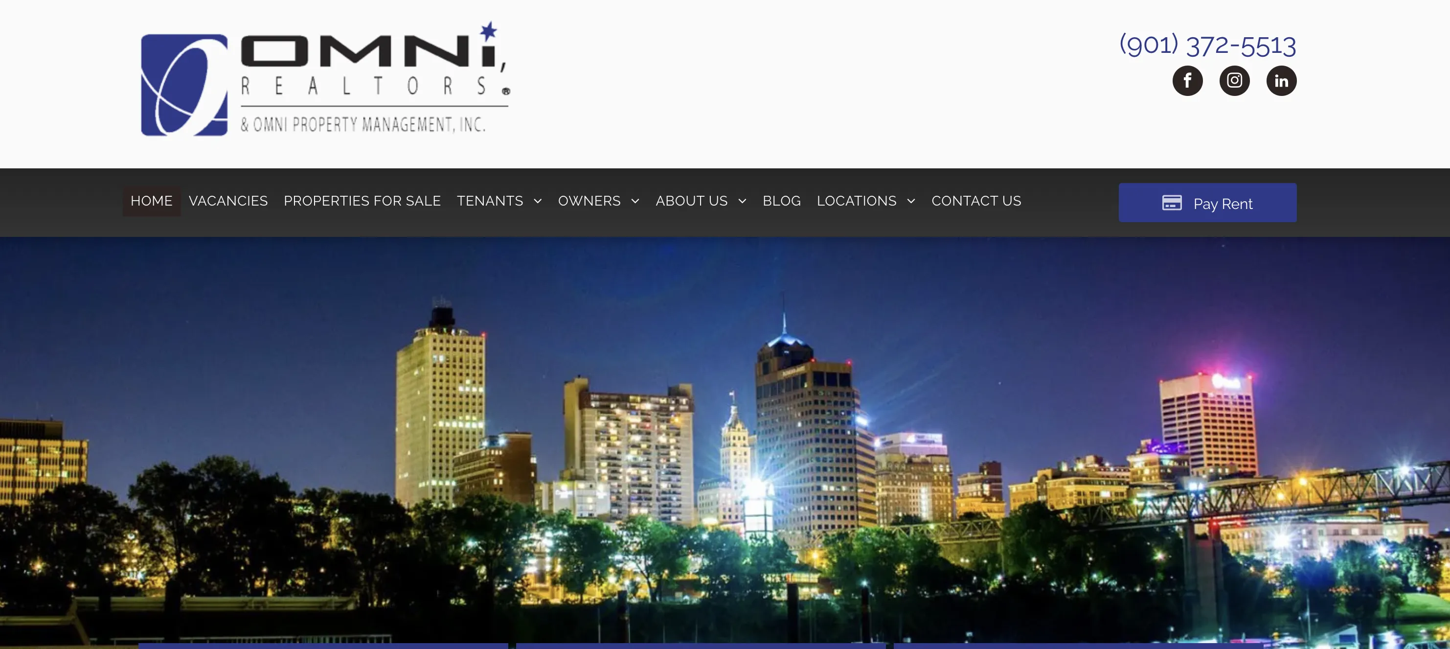 Omni Realtors website screenshot