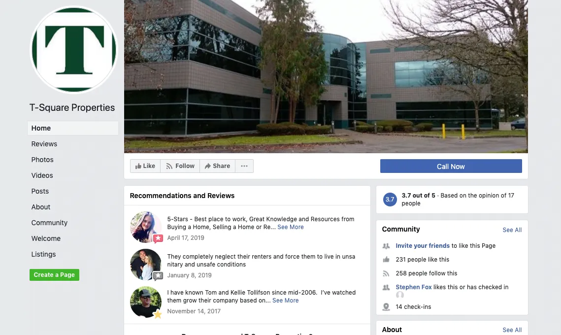 property managers on facebook